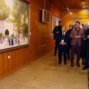 أردوغان يحضر افتتاح معرض لرسام تركي باسطنبول