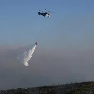 سقوط مروحية بولاية إزمير غربي تركيا