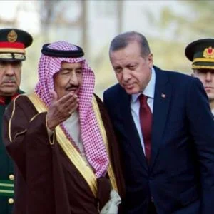 برقية من الملك سلمان للرئيس أردوغان