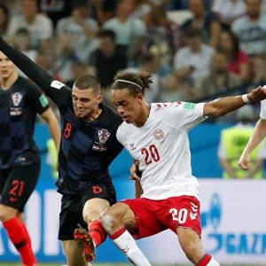 كرواتيا تعبر الدانمارك لتواجه روسيا في ربع نهائي المونديال