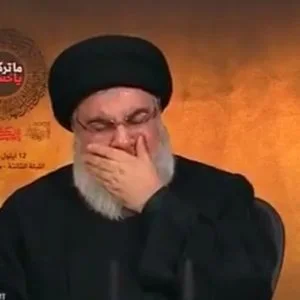 حسن نصر الله ينفجر بالبكاء (شاهد)