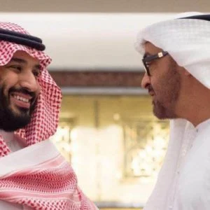 محمد بن سلمان ومحمد بن زايد في حفل صاخب بالإمارات! (صور،فيديو)