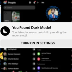 حيلة سرية لتشغيل الوضع الليلي في فيسبوك ماسنجر