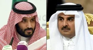 بعد برقية أمير قطر… محمد بن سلمان يتصل بأبناء زايد