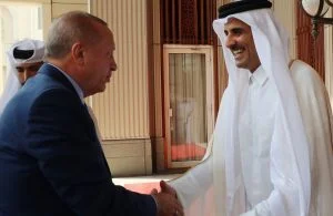 تفاصيل لقاء أردوغان وأمير قطر في الديوان الأميري…صور