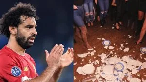 مطعم يوناني يحطم 2000 طبق بسبب محمد صلاح!! (فيديو)