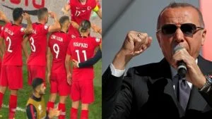 الرئيس أردوغان يهاجم الاتحاد الأوروبي دفاعا عن منتخب بلاده