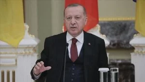 الرئيس التركي رجب طيب أردوغان في أوكرانيا