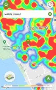 (صور) خريطة الإصابات في اسطنبول بعد الحظر.. الذروة تلاشت!