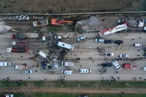 حادث تصادم مروّع في بورصة