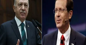 أردوغان يهاتف نظيره الإسرائيلي الجديد هرتصوغ .. هذا أبرز ما دار بينهما