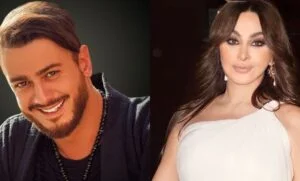 اليسا في صورة جديده لها تحتضن سعد لمجرد و تكتب له : احبك