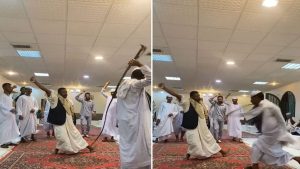 سوداني يتعرض للجلد أثناء رقصة في حفل زفافه (فيديو)