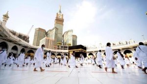 نشر صور فضائية للمسجد الحرام والمشاعر المقدسة وخشوع الحجاج في السعودية