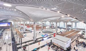 مطار إسطنبول الدولي يحقق تقدماً كبيراً